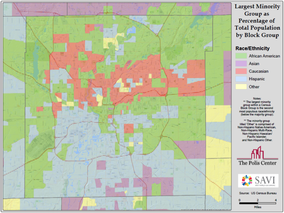 What’s the dominant minority population in your neighborhood?