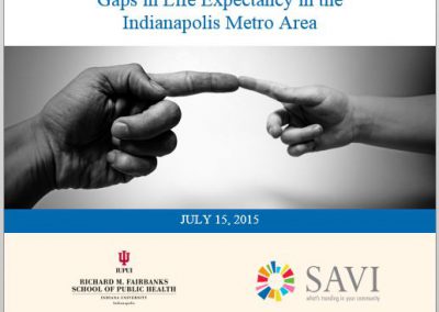 Worlds Apart: Gaps in Life Expectancy in the Indianapolis Metro Area