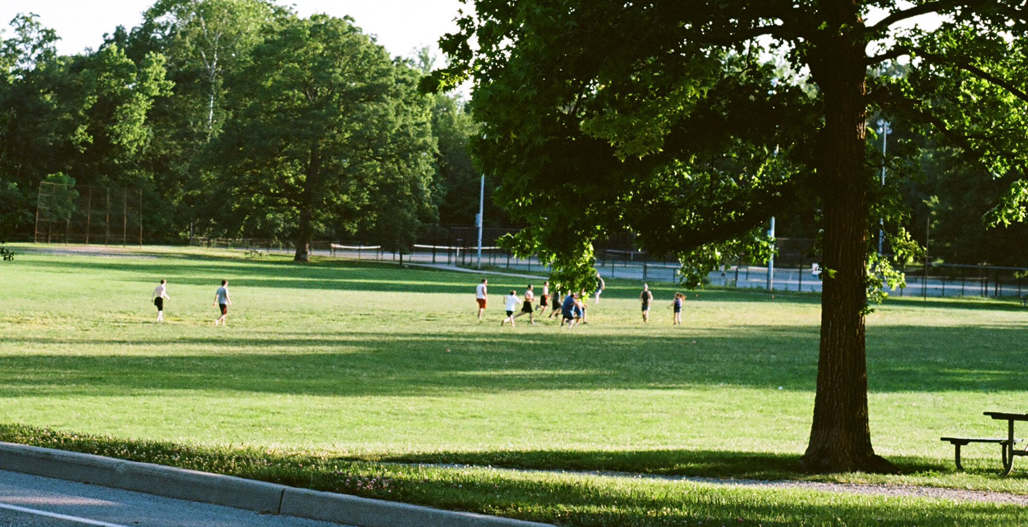 Soccer game at Ellenberger Park
