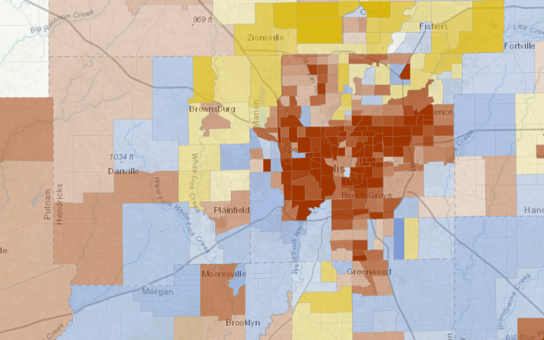 Indy’s Least Mixed-Income Neighborhoods