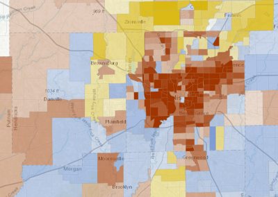 Indy’s Least Mixed-Income Neighborhoods