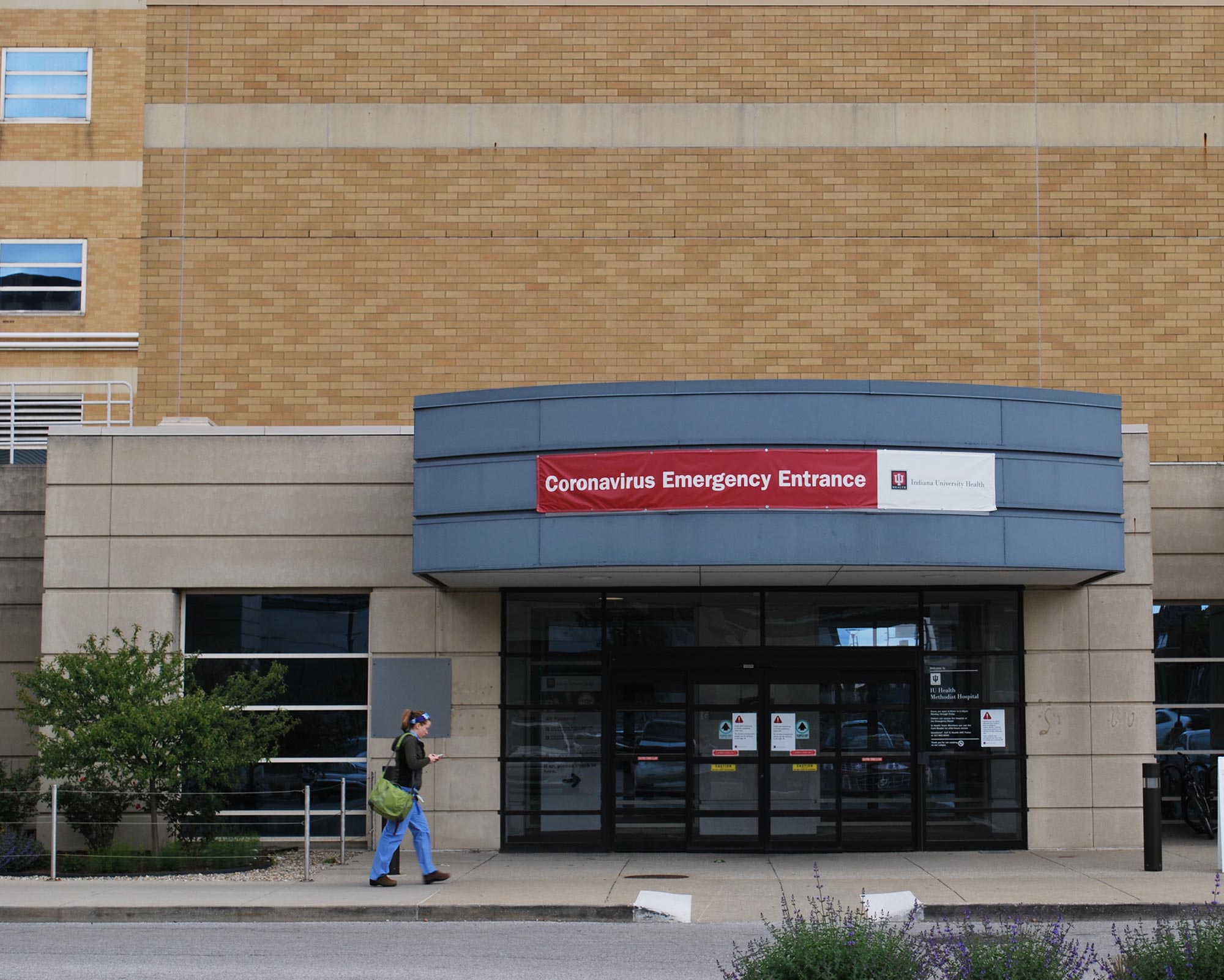 COVID-19 emergency room at IU health