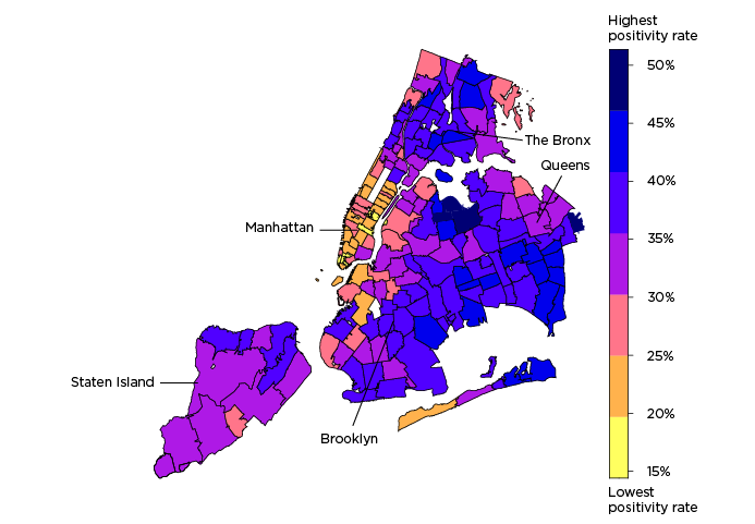 New York City Zip Code Map Socioeconomic Factors Explain Why Some New York Zip Codes Were Hit Hardest  By Covid-19 - Savi