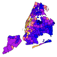 Socioeconomic factors explain why some New York ZIP codes were hit hardest by COVID-19