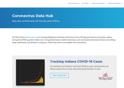 SAVI Indiana Coronavirus Data Hub