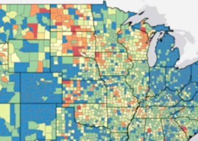 Animated Map of New U.S. COVID-19 Cases Over Time