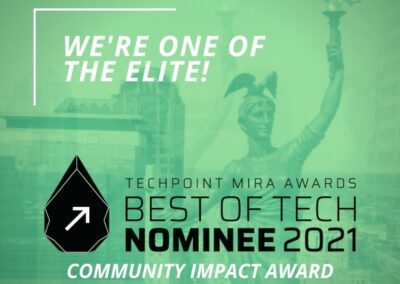 Polis Center nominated for TechPoint Mira Award Community Impact award