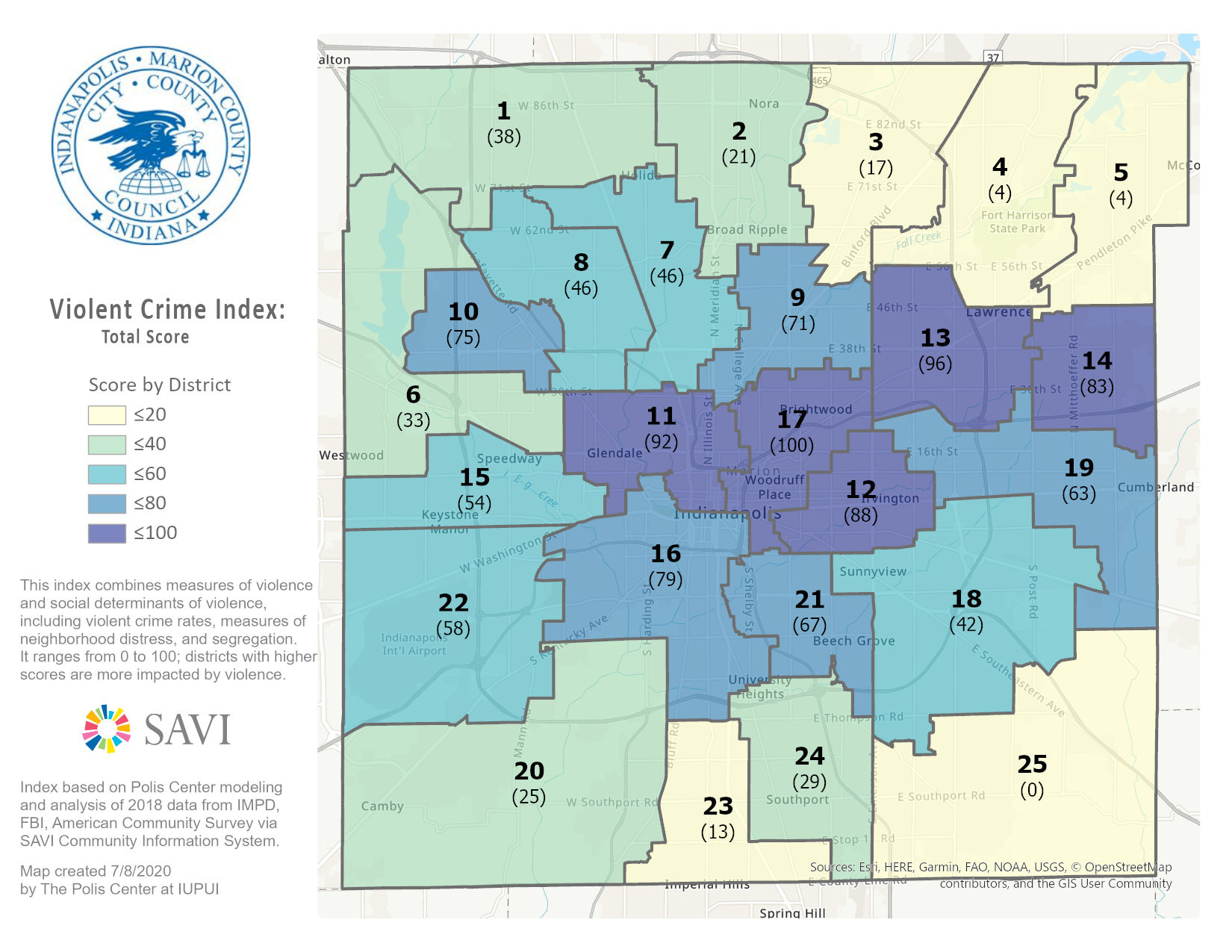 How SAVI helped the Indianapolis City-County Council forge a new strategy for reducing crime